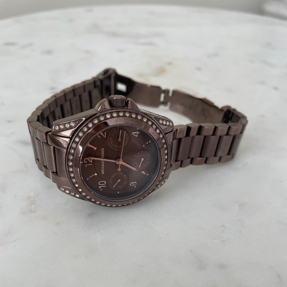 Michael Kors Blair Multi-Function Expresso Watch - Picture 3 of 3